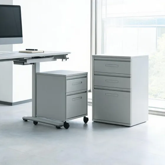 Mobile filing cabinet for office