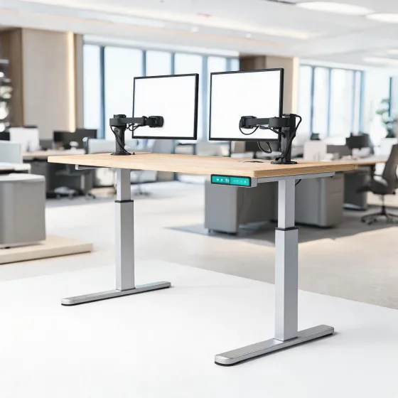 Electric standing desk